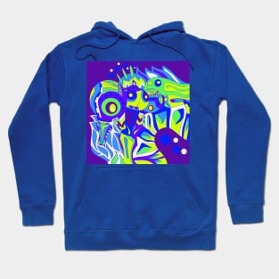 psychedelic android ecopop Hoodie